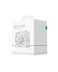 Kit 3x Cooler Para Gabinete DeepCool FD12 Performance 2050RPM, 120mm, PWM, Branco