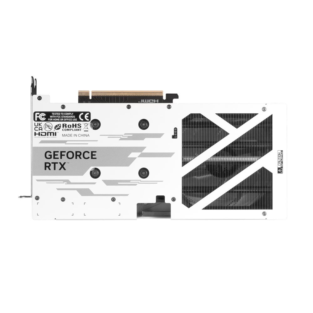 Placa de Vídeo Branca Galax RTX 5060 EX ARGB, NVIDIA GeForce, 8GB, GDDR7, DLSS 4, Ray Tracing - Imagem 5