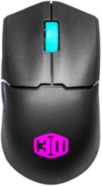 Mouse Gamer Sem fio Cooler Master MM712 Preto 30Th Ed, Wireless, Bluetooth, RGB, 19000DPI, 6 Botões, 58G - MM-712-KCOH1