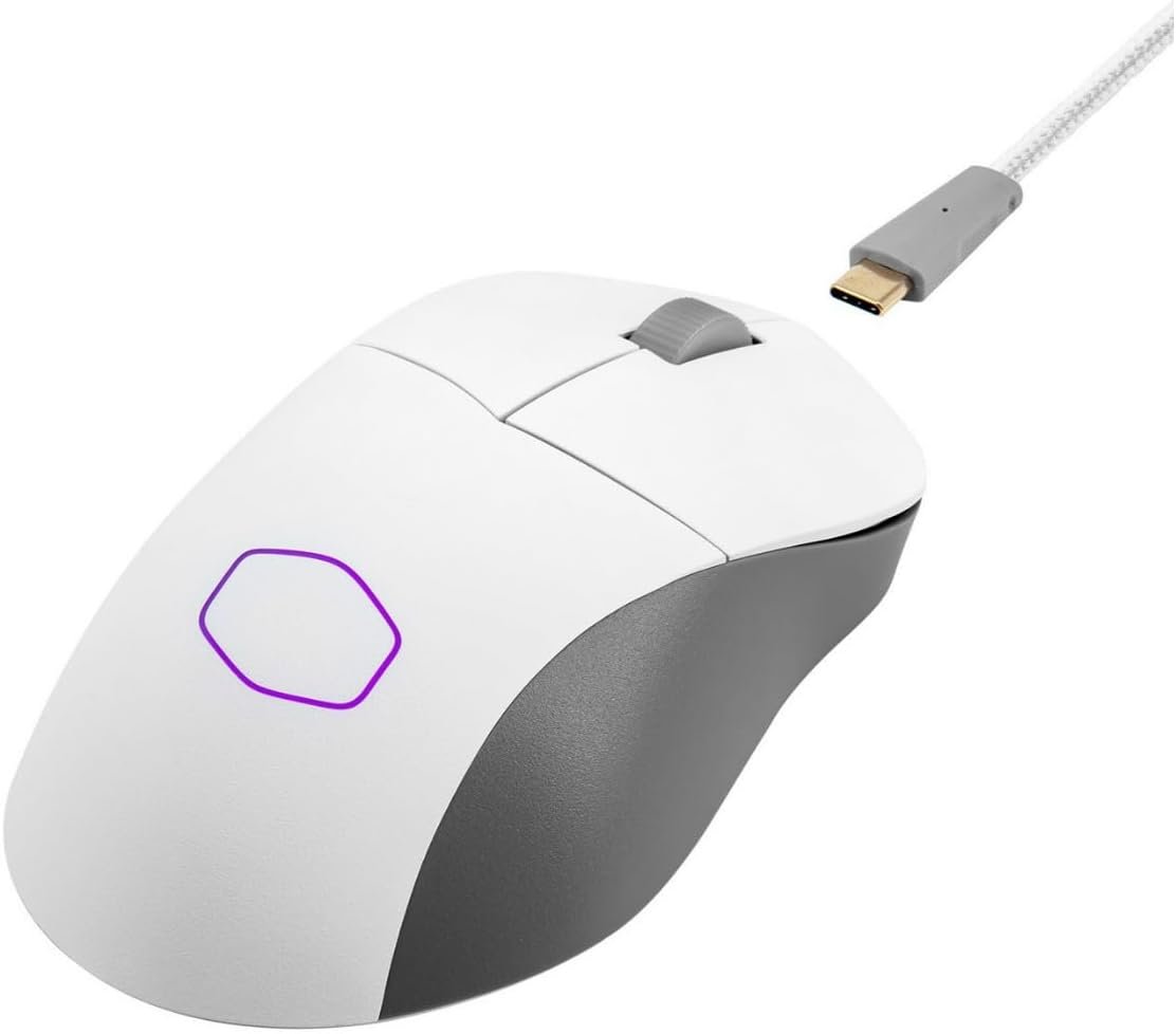 Mouse Gamer Sem Fio Cooler Master MM731, Branco Fosco, 19000 DPI - MM-731-WWOH1 - Imagem 3
