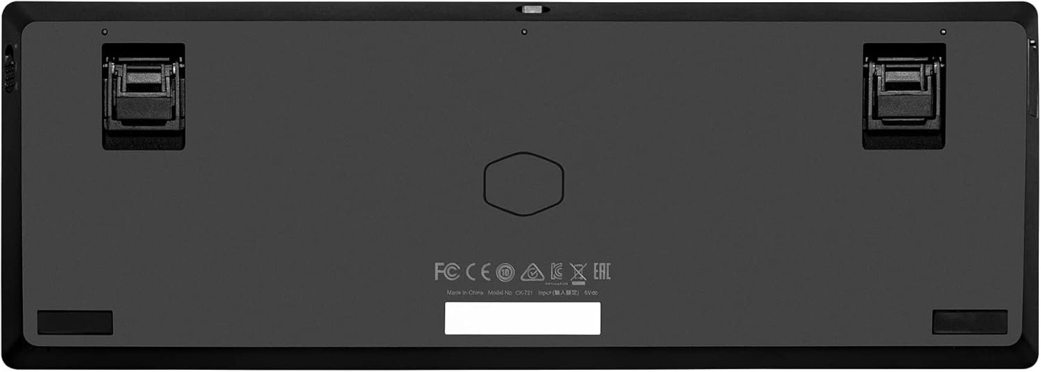 Teclado Sem fio Gamer Cooler Master CK721, Preto/Cinza, Switch Marron (Tactile) , Wifi e Bluethooth - CK-721-GKTM1-US - Imagem 6