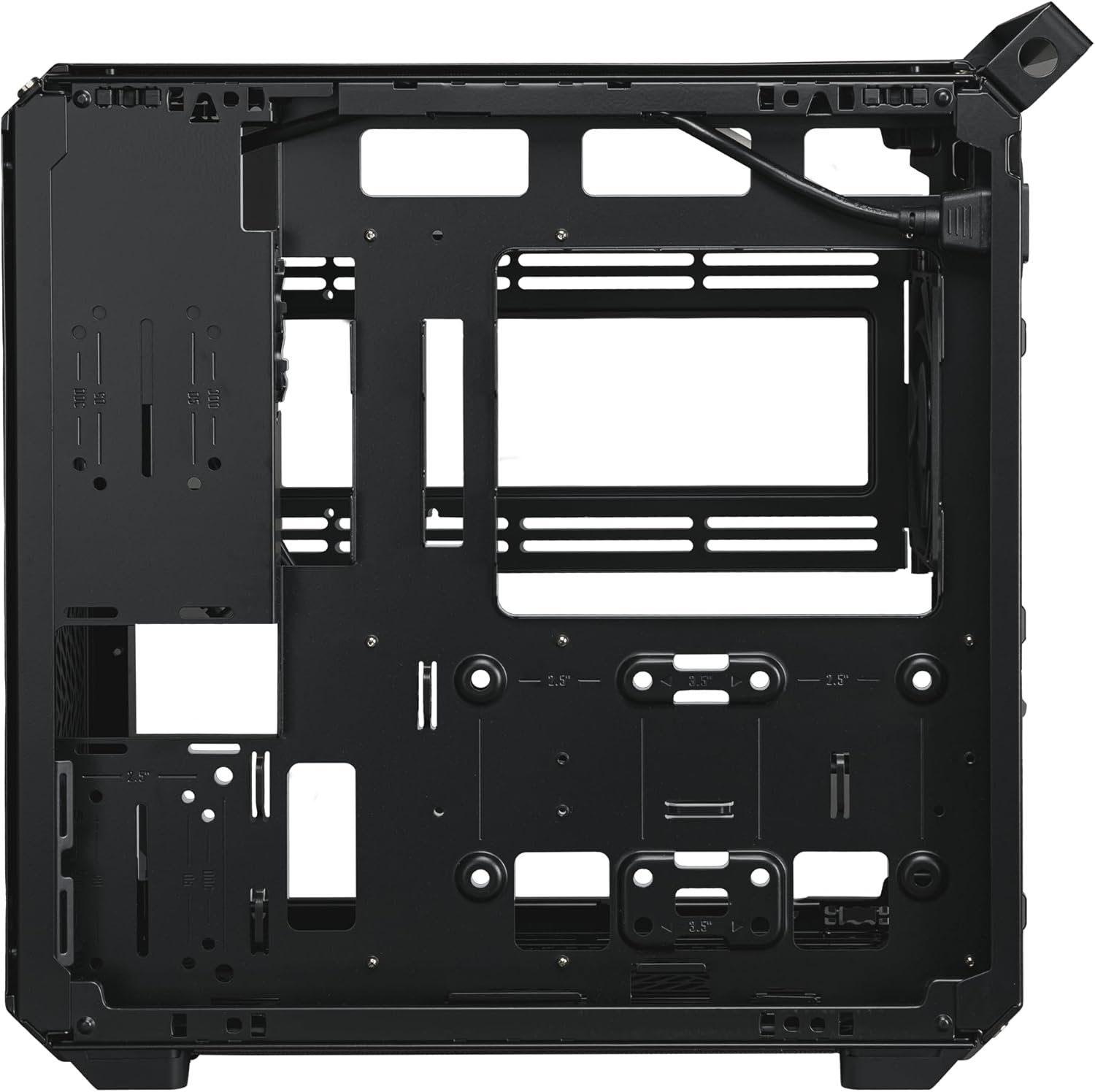 Gabinete Cooler Master QUBE 500 Flatpack Preto, ATX, Modular, Midtower, Lateral Vidro, Extreme Airflow - Q500-KGNN-S00