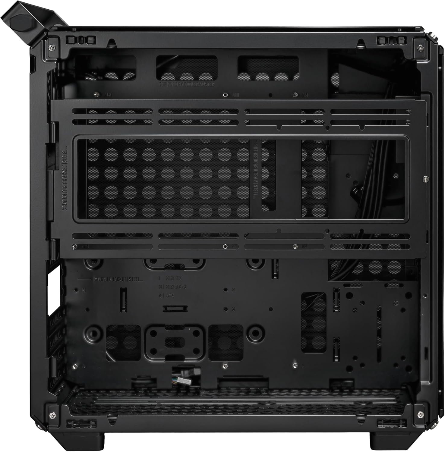 Gabinete Cooler Master QUBE 500 Flatpack Preto, ATX, Modular, Midtower, Lateral Vidro, Extreme Airflow - Q500-KGNN-S00 - Imagem 2