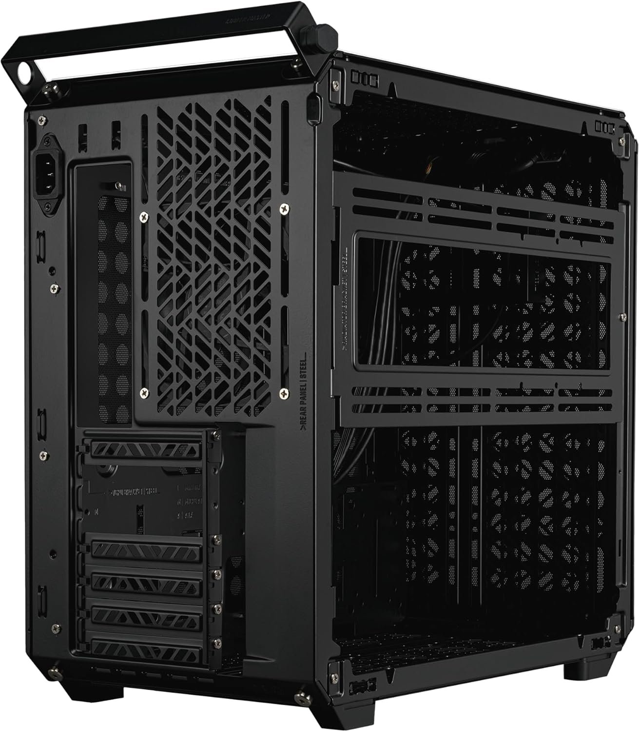 Gabinete Cooler Master QUBE 500 Flatpack Preto, ATX, Modular, Midtower, Lateral Vidro, Extreme Airflow - Q500-KGNN-S00 - Imagem 4