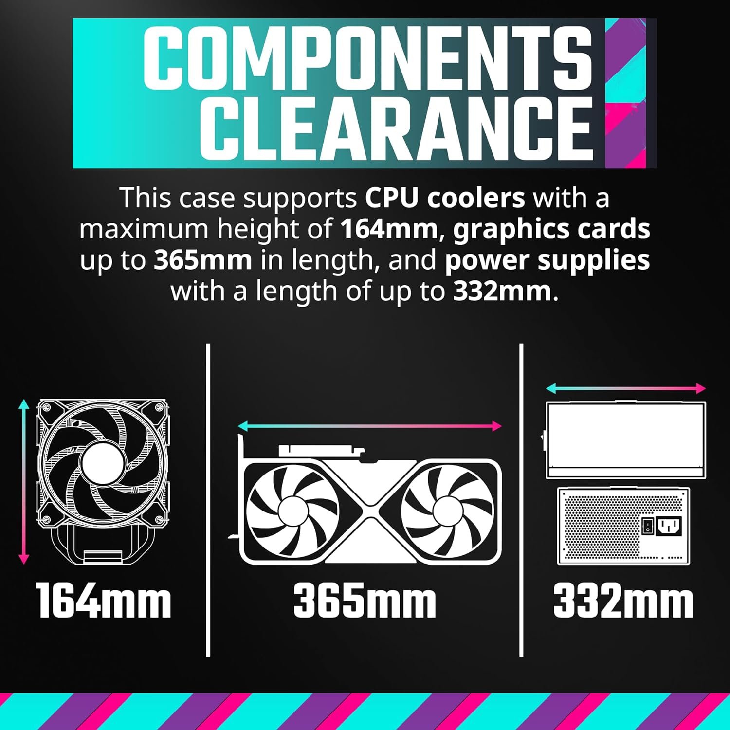 Gabinete Cooler Master QUBE 500 Flatpack Preto, ATX, Modular, Midtower, Lateral Vidro, Extreme Airflow - Q500-KGNN-S00 - Imagem 13