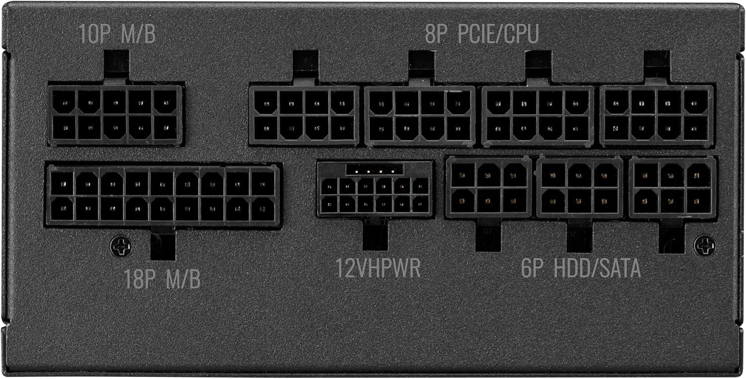 Fonte 750W SFX 80 Plus Gold, Cooler Master V750, Full Modular, ATX 3.0, PCI-E 5.0 , Preto - MPY-7501-SFHAGV-3WO - Imagem 4
