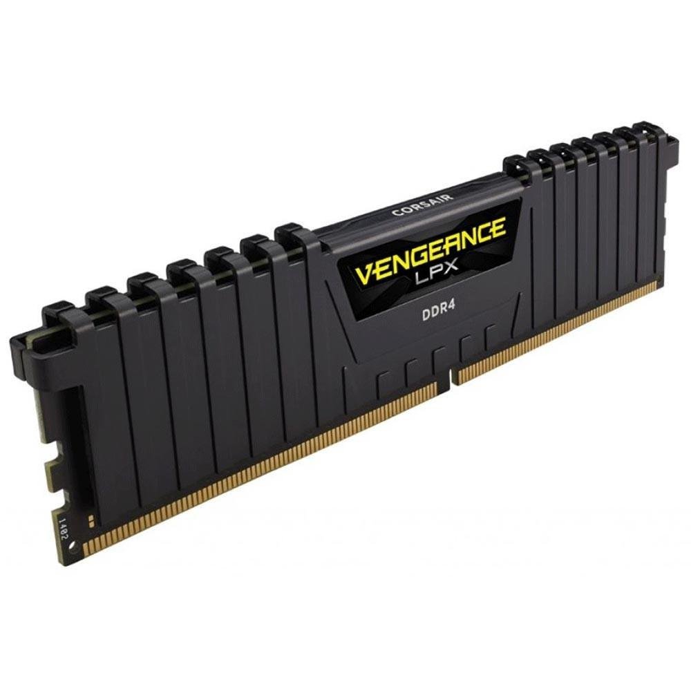 Memória Corsair Vengeance LPX, 4GB, 2400MHz, DDR4, CL14, Preto - CMK4GX4M1A2400C14