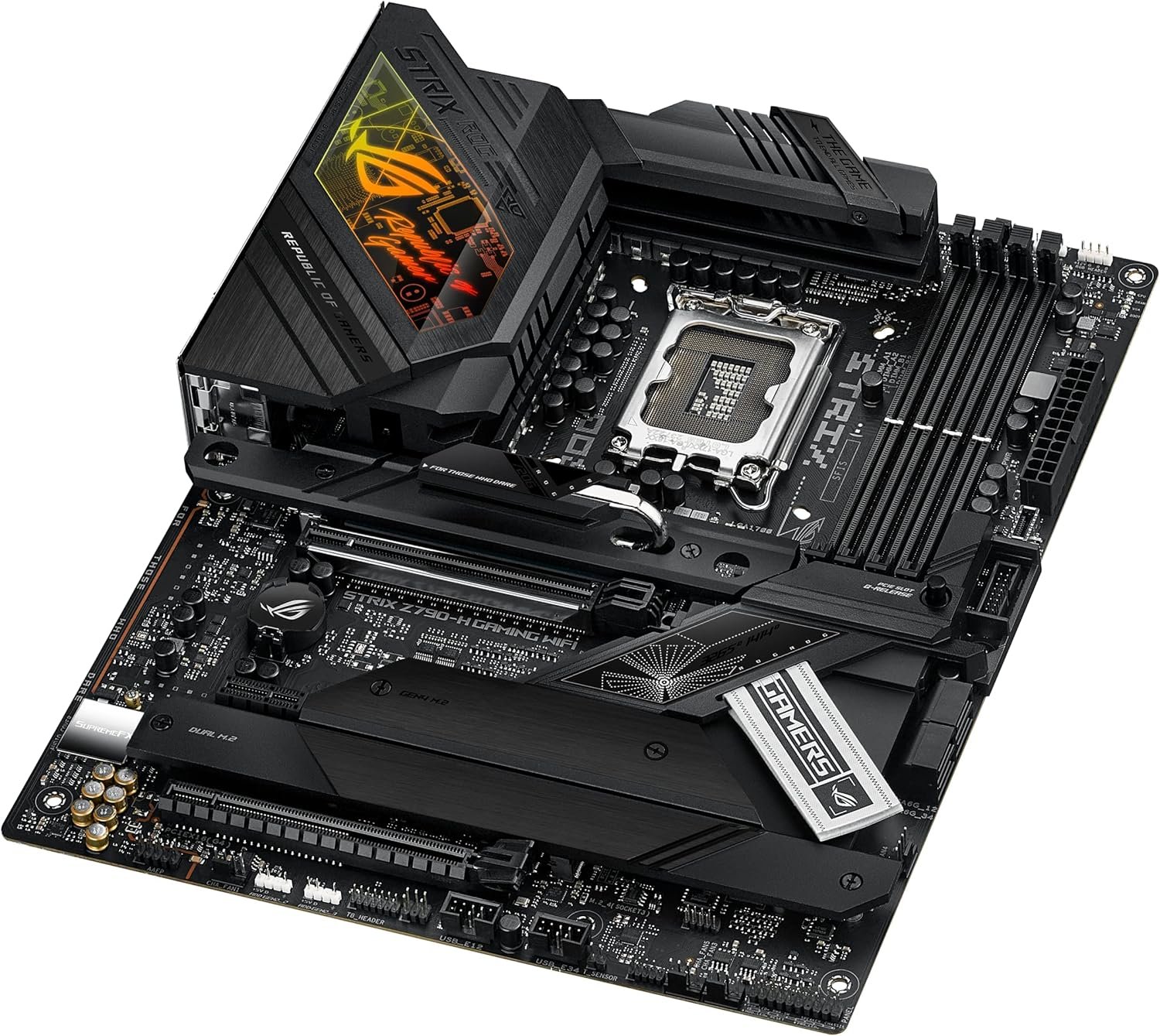 Placa Mãe Asus ROG STRIX Z790-H GAMING Wifi e Bluetooth, LGA1700, DDR5, HDMI, M.2, USB 3.2 - Imagem 3
