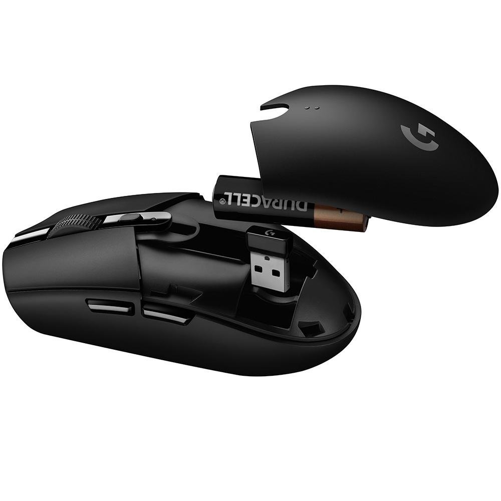 Mouse Gamer Sem Fio Logitech G305 Lightspeed, 12.000 DPI, 6 Botões Programáveis, Preto - 910-005281 - Imagem 8