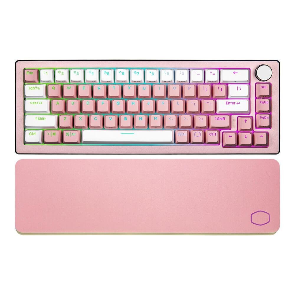 Teclado Mecanico Gamer Cooler Master CK721 Rosa Sakura Edition, RGB, Switch Red - CK-721-SKTR2-US