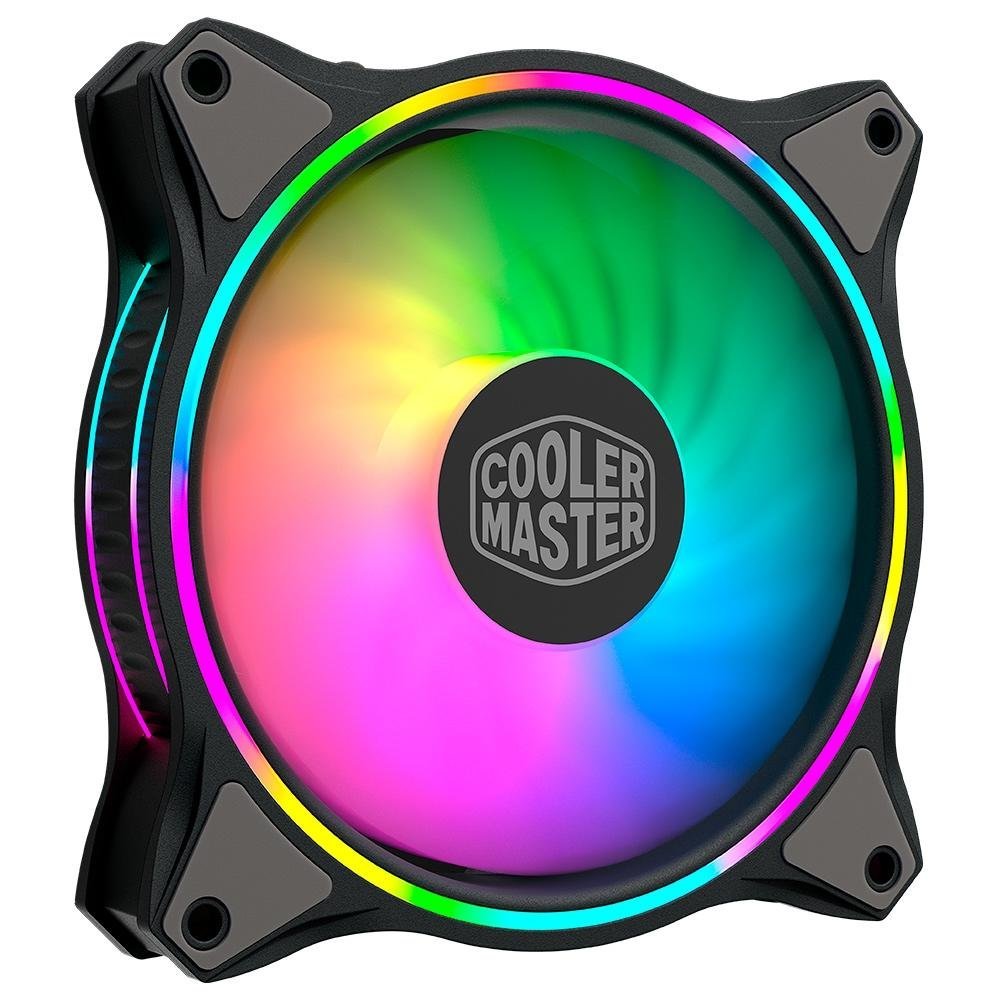 Cooler para Gabinete Cooler Master Masterfan MF120 Halo, ARGB, 120mm, Preto - MFL-B2DN-18NPA-R1 - Imagem 2