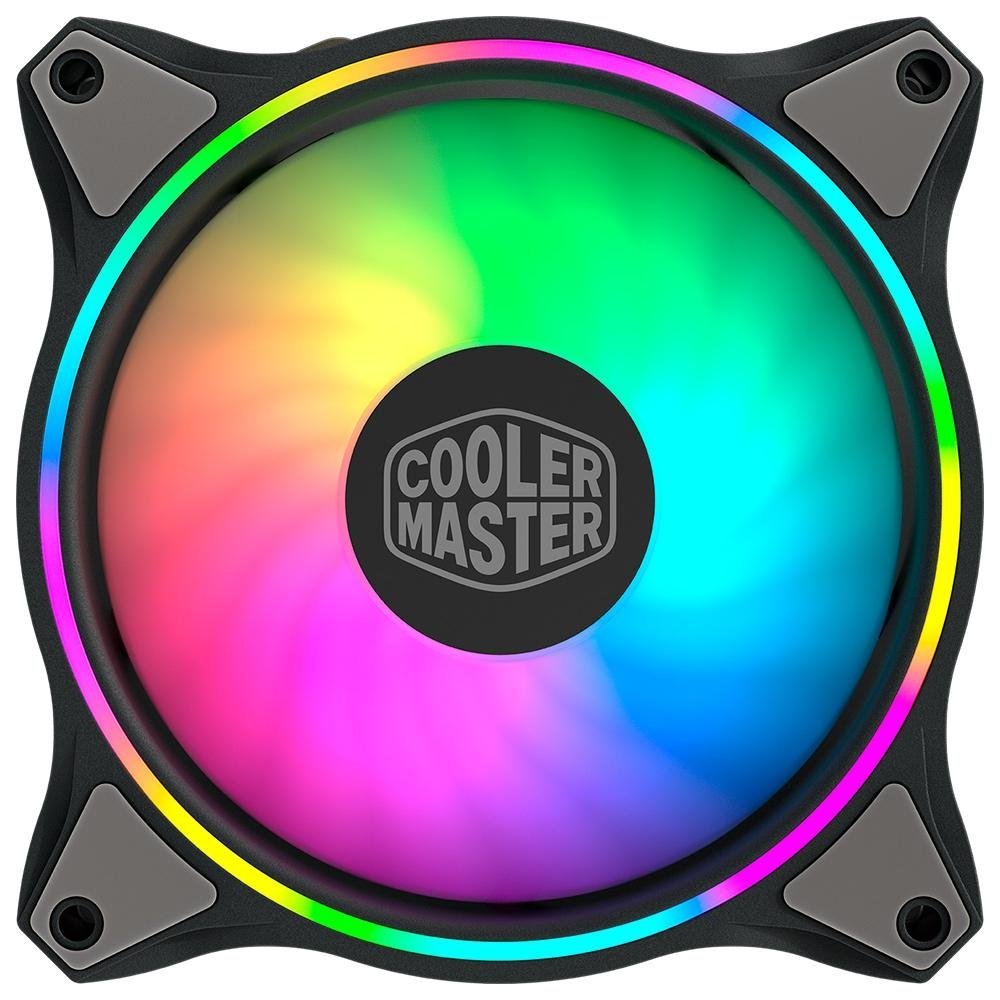 Cooler para Gabinete Cooler Master Masterfan MF120 Halo, ARGB, 120mm, Preto - MFL-B2DN-18NPA-R1