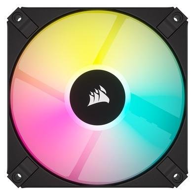 Kit Cooler Fan Corsair AF120 Slim, 120mm, ARGB, 2000RPM, 56 CFM, Com controladora, Preto - CO-9050163-WW - Imagem 2