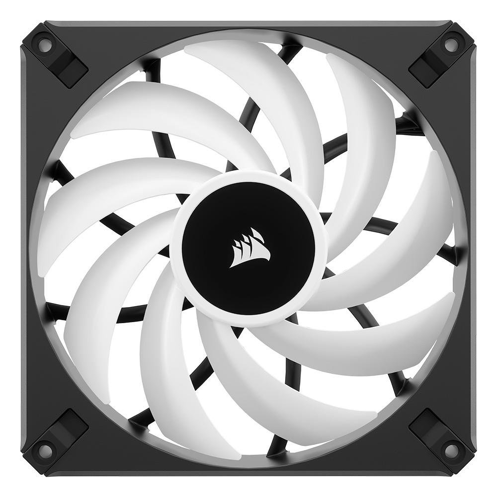 Kit 2x Cooler Fan Corsair AF140 ARGB Elite com Controladora, 140mm, 89 CFM, 1700 RPM, Preto - Imagem 4