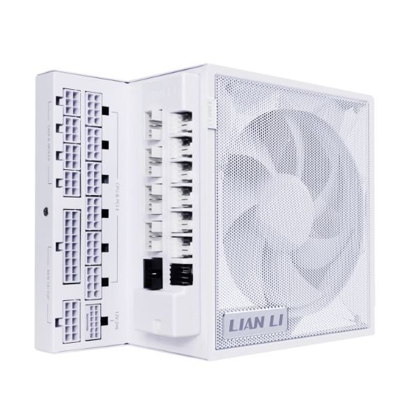 Fonte 1000W Lian Li 80 Plus Gold Edge Series Branca ATX 3.1, PCIE 5.1, Full Modular com Cabos Sleeveds, Hub USB PWM - Imagem 2
