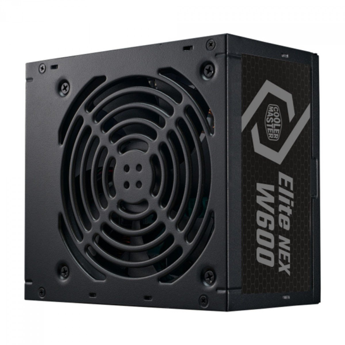 Fonte Cooler Master Elite NEX W600, 600W, PFC Ativo, 80 Plus White, Preta - MPW-6001-ACAW-BB1