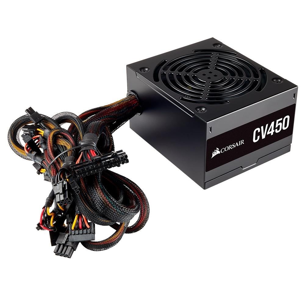 Fonte Corsair CV450, 450W, 80 Plus Bronze, PFC Ativo, ATX, C/Cabo - CP-9020209-BR - Imagem 4