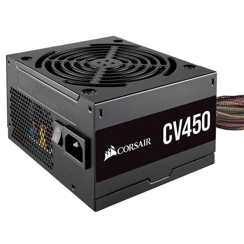 Fonte Corsair CV450, 450W, 80 Plus Bronze, PFC Ativo, ATX, C/Cabo - CP-9020209-BR