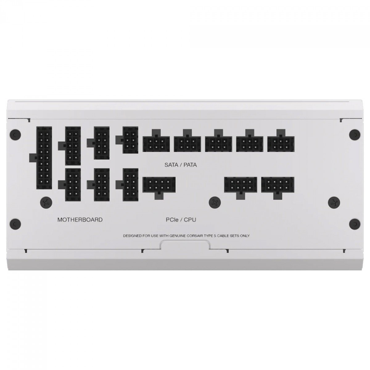 Fonte 1000W Branca Corsair RM1000x Shift, 80 Plus Gold, ATX 3.0 PCI 5.0, Full Modular, Branco, CP-9020275-BR - Imagem 4