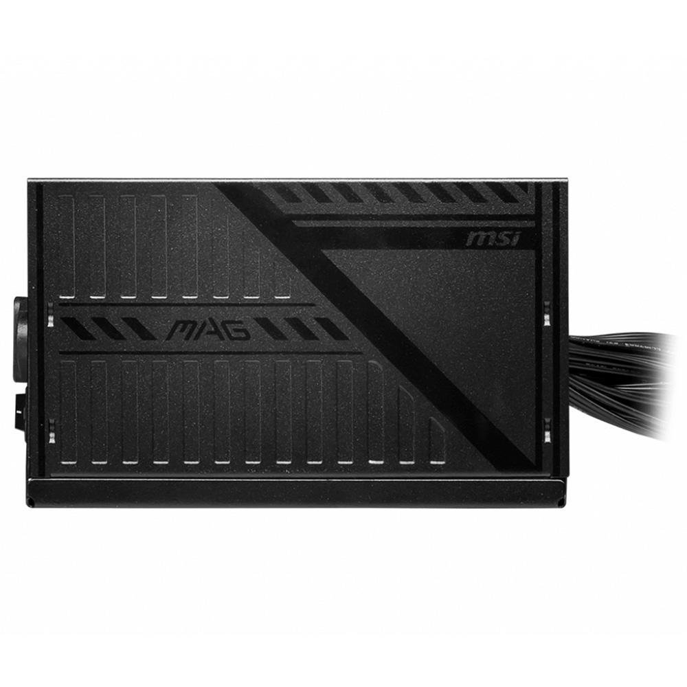 Fonte MSI MAG A600DN, ATX, 600W, 80 PLUS, PFC Ativo, Entrada Bivolt, Preto - 306-7ZP6B22-809 - Imagem 4