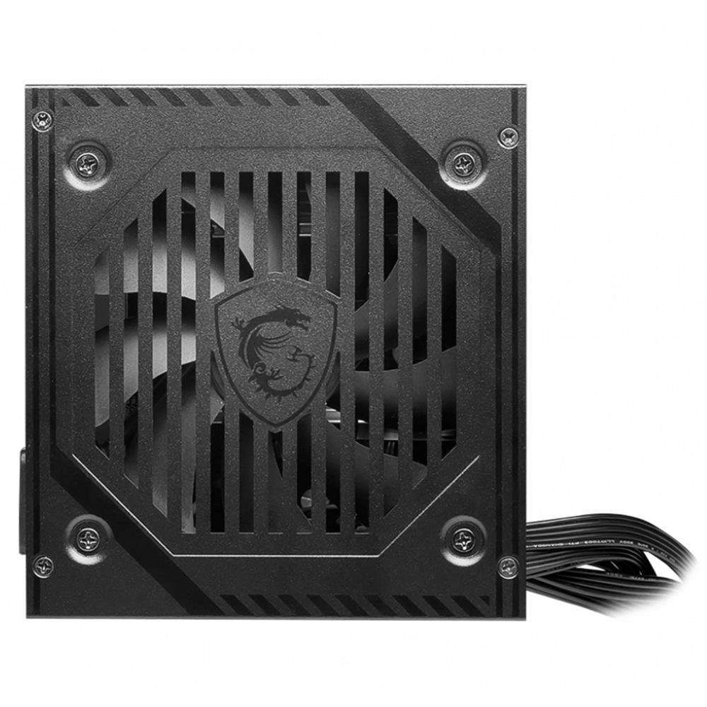 Fonte MSI MAG A600DN, ATX, 600W, 80 PLUS, PFC Ativo, Entrada Bivolt, Preto - 306-7ZP6B22-809 - Imagem 2