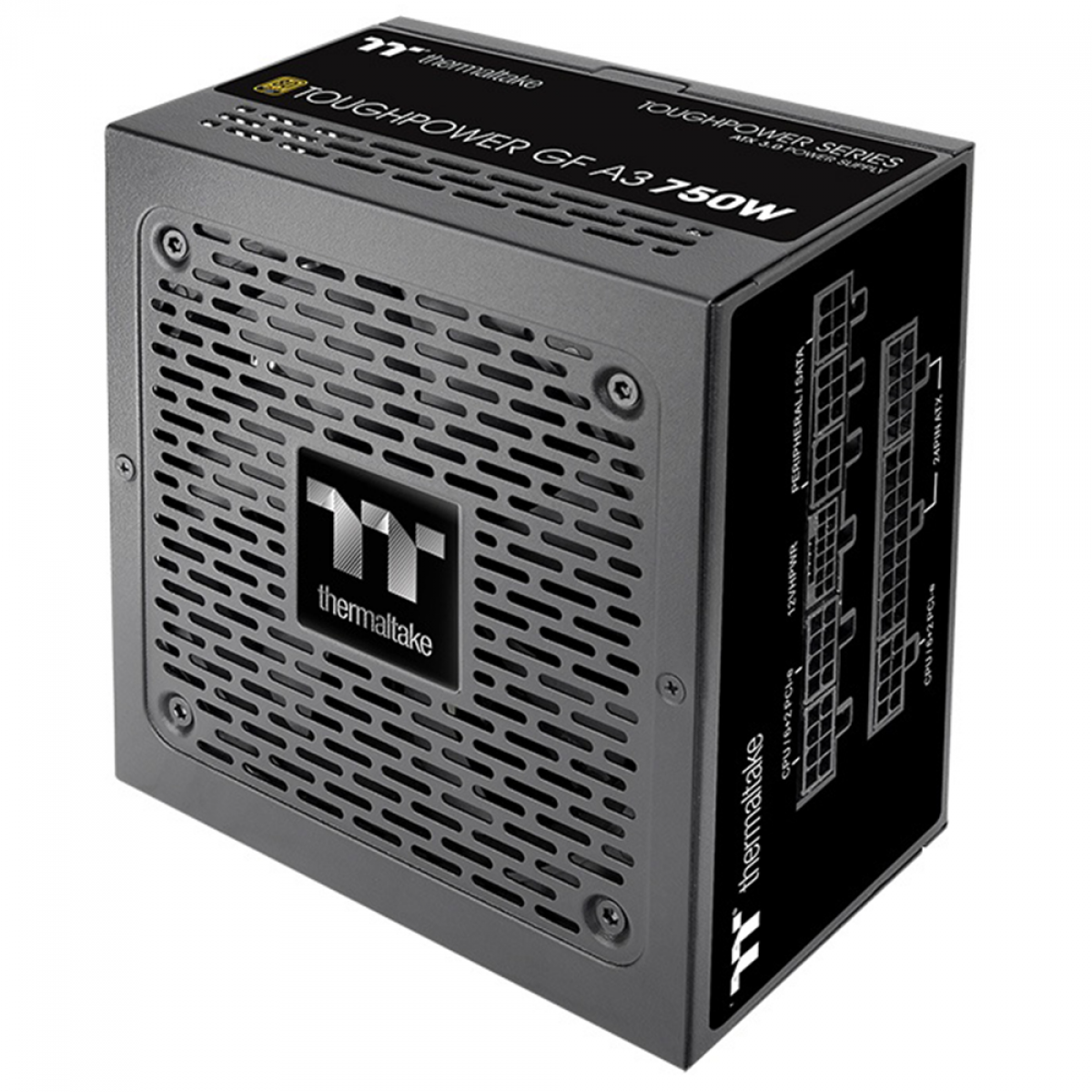 Fonte Thermaltake Toughpower GF A3, 750W, 80 Plus Gold, PFC Ativo, Full Modular, ATX 3.0, PG5 - PS-TPD-0750FNFAGB-H - Imagem 2