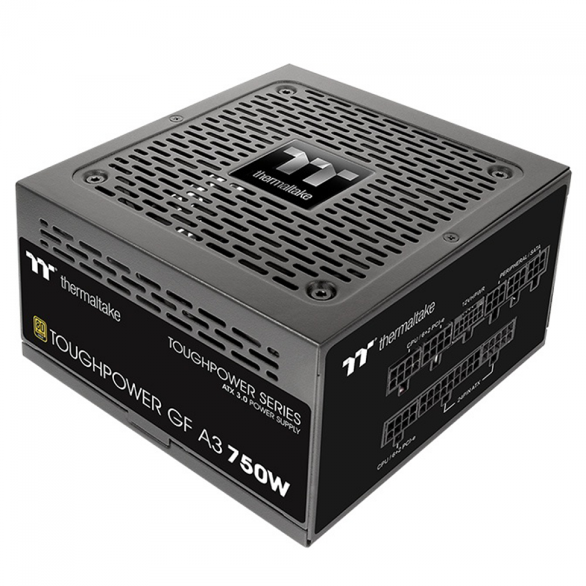 Fonte Thermaltake Toughpower GF A3, 750W, 80 Plus Gold, PFC Ativo, Full Modular, ATX 3.0, PG5 - PS-TPD-0750FNFAGB-H