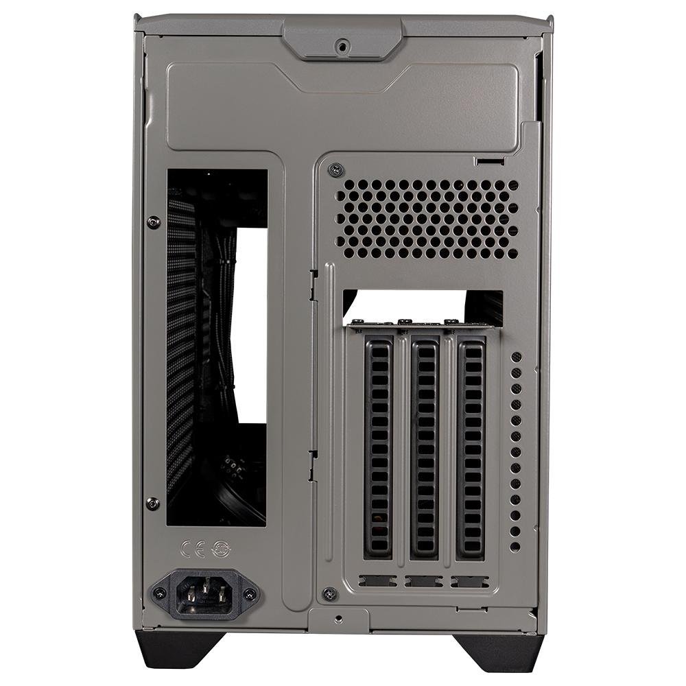 Gabinete Mini ITX NR200P Max Cooler Master, incluso Fonte 850W, WaterCooler e Riser, Cinza/Preto - NR200P-MCNN85-SL0 - Imagem 4