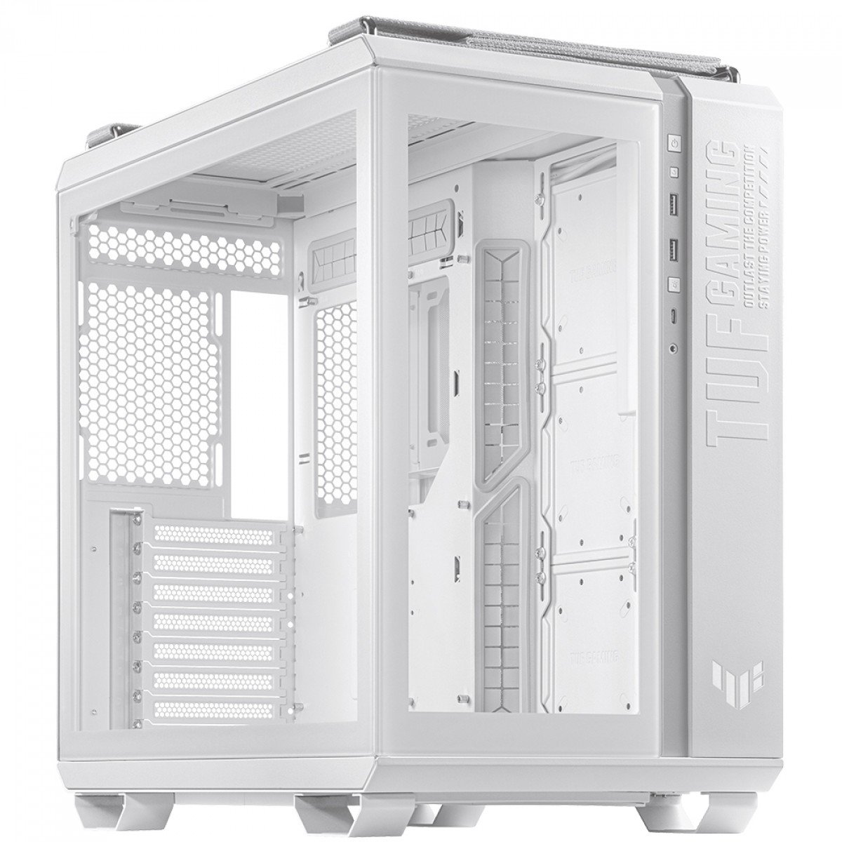 Gabinete Branco Asus TUF GT502, Mid Tower, Vidro Temperado, ATX - 90DC0093-B00000 - Imagem 2