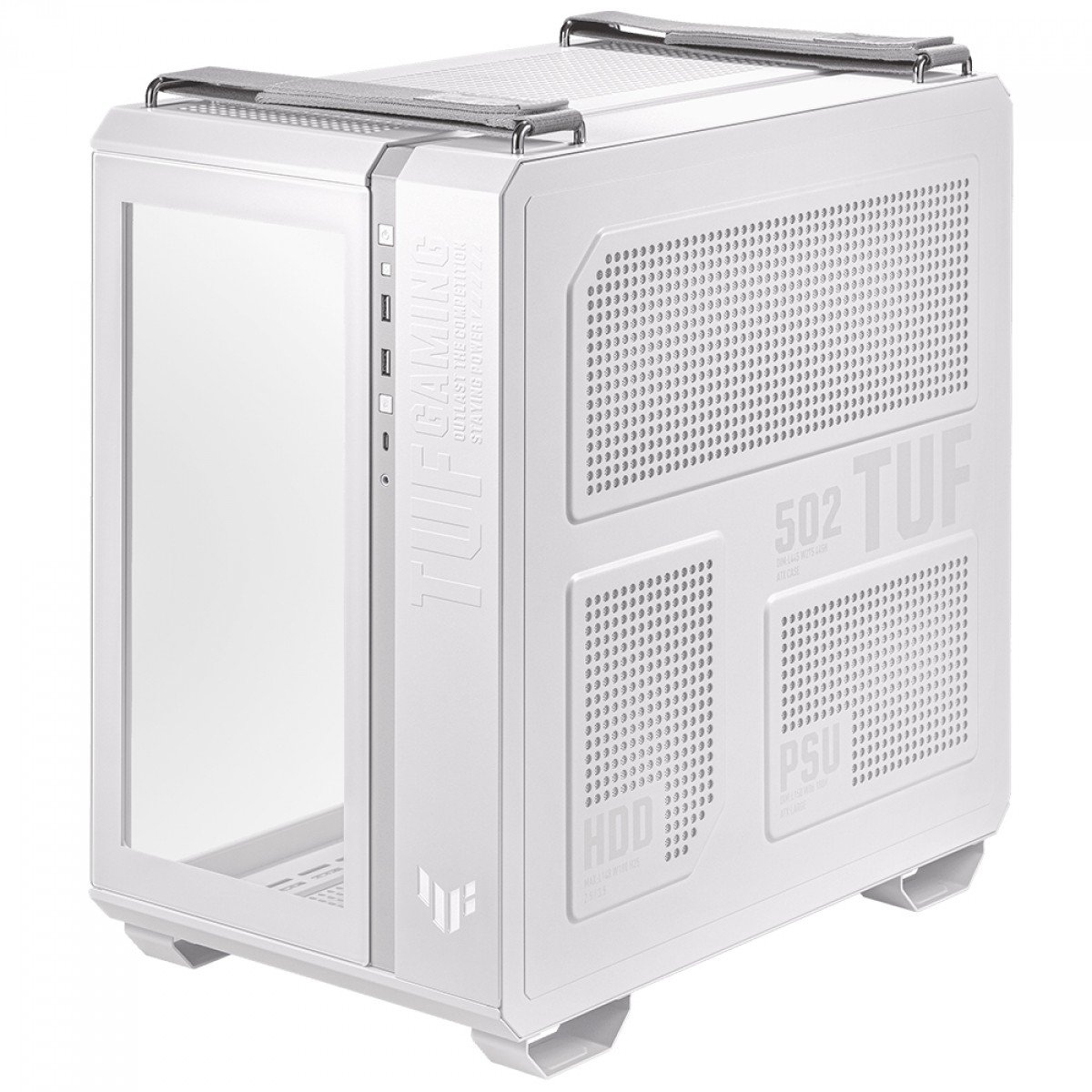 Gabinete Branco Asus TUF GT502, Mid Tower, Vidro Temperado, ATX - 90DC0093-B00000 - Imagem 4
