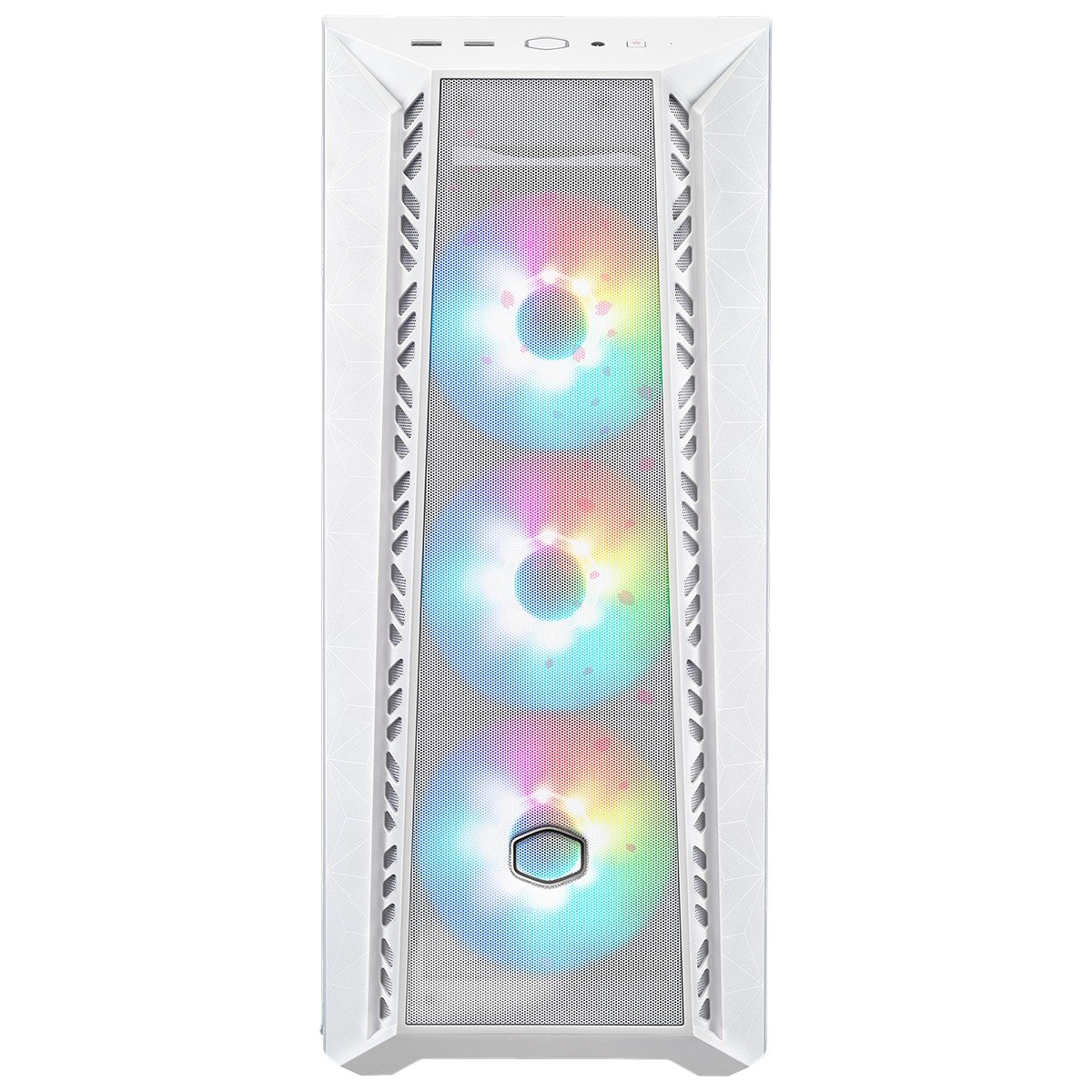Gabinete Gamer Cooler Master Masterbox MB520 Mesh, ARGB, MidTower, Lateral Vidro, 3 Fans, Branco Sakura - MB520-WGNN-S02 - Imagem 4