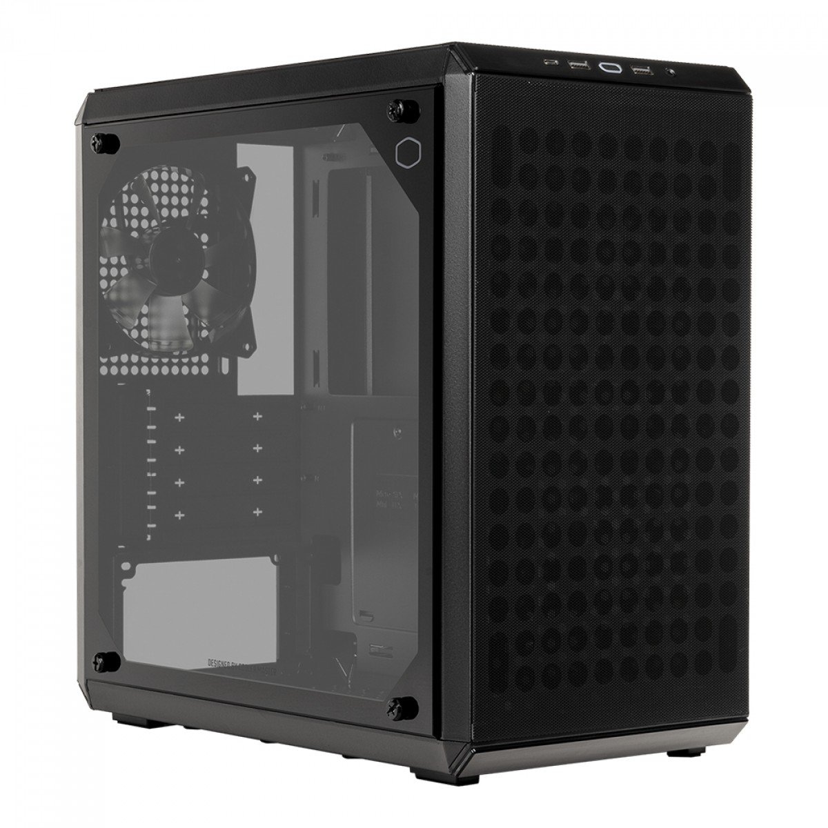 Gabinete Cooler Master Q300L V2 Cube Series, MiniTower, Lateral Vidro, Extreme Airflow, Preto - Q300LV2-KGNN-S00