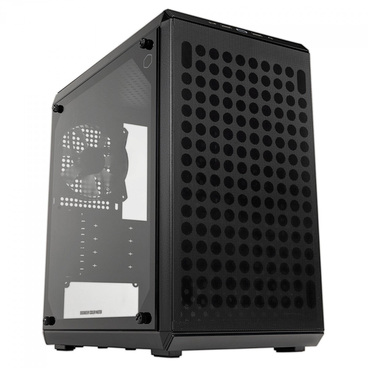 Gabinete Cooler Master Q300L V2 Cube Series, MiniTower, Lateral Vidro, Extreme Airflow, Preto - Q300LV2-KGNN-S00 - Imagem 2