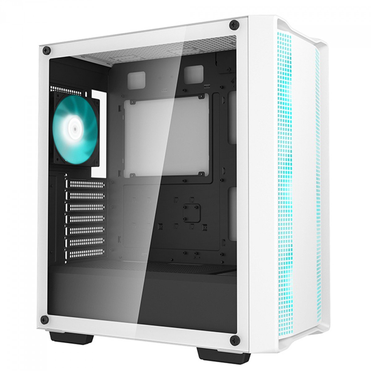 Gabinete Branco DeepCool Com 4 Fans CC560 V2, White, Mid Tower, Vidro Temperado, ATX - R-CC560-WHGAA4-G-2 - Imagem 2