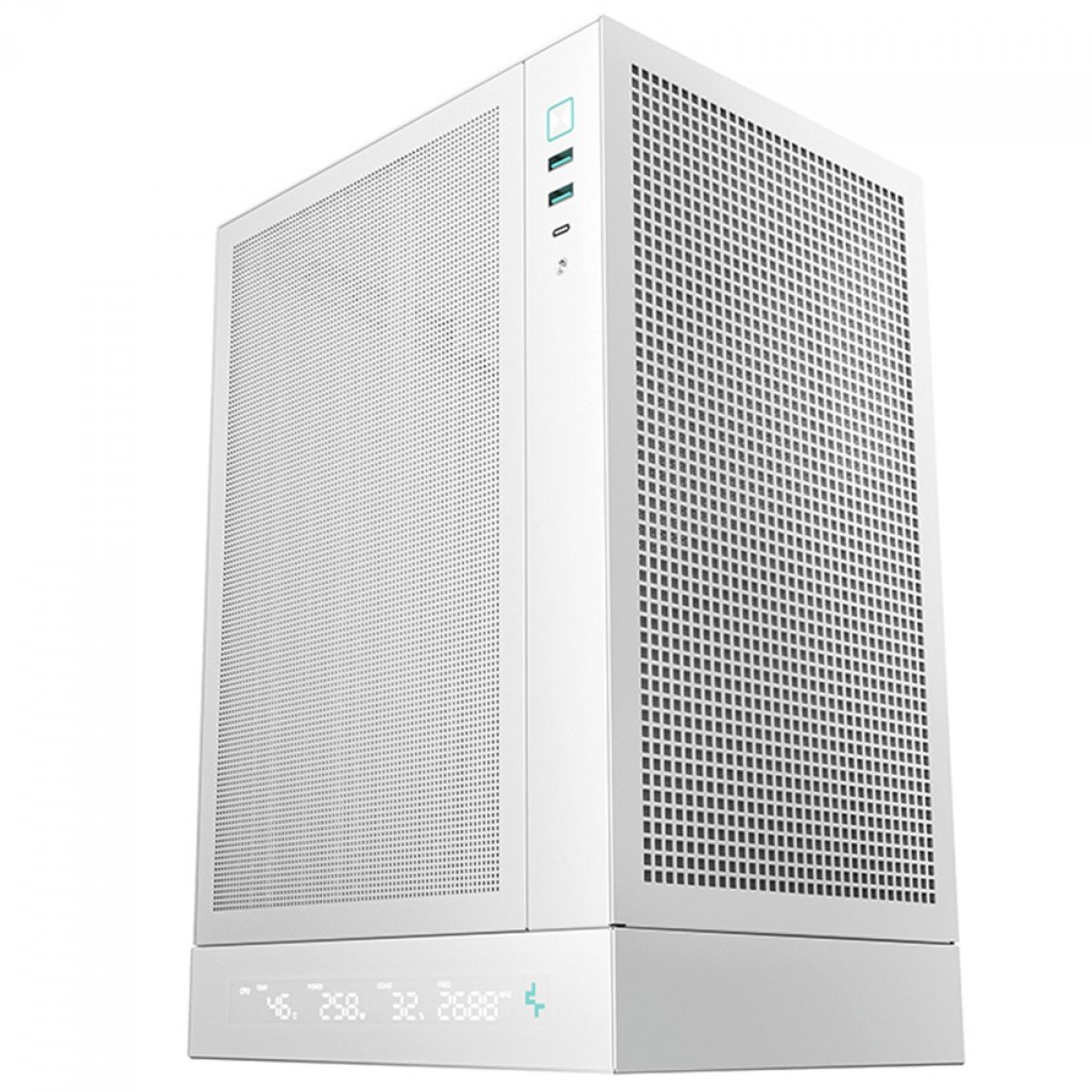 Gabinete Mini ITX DeepCool CH170 Digital Mesh Branco, ultraportátil - R-CH170-WHNPI0D-G-1 - Imagem 4
