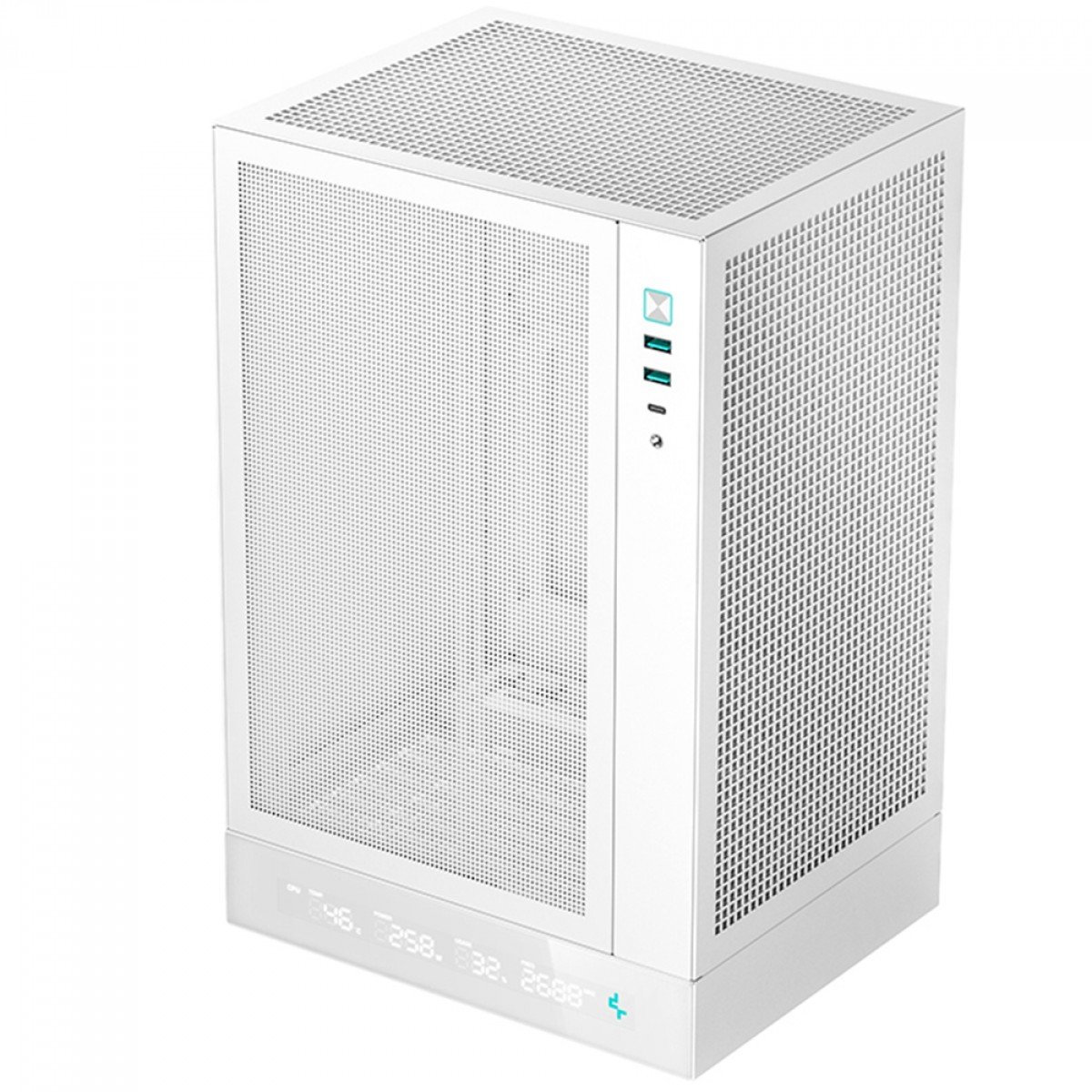 Gabinete Mini ITX DeepCool CH170 Digital Mesh Branco, ultraportátil - R-CH170-WHNPI0D-G-1 - Imagem 5