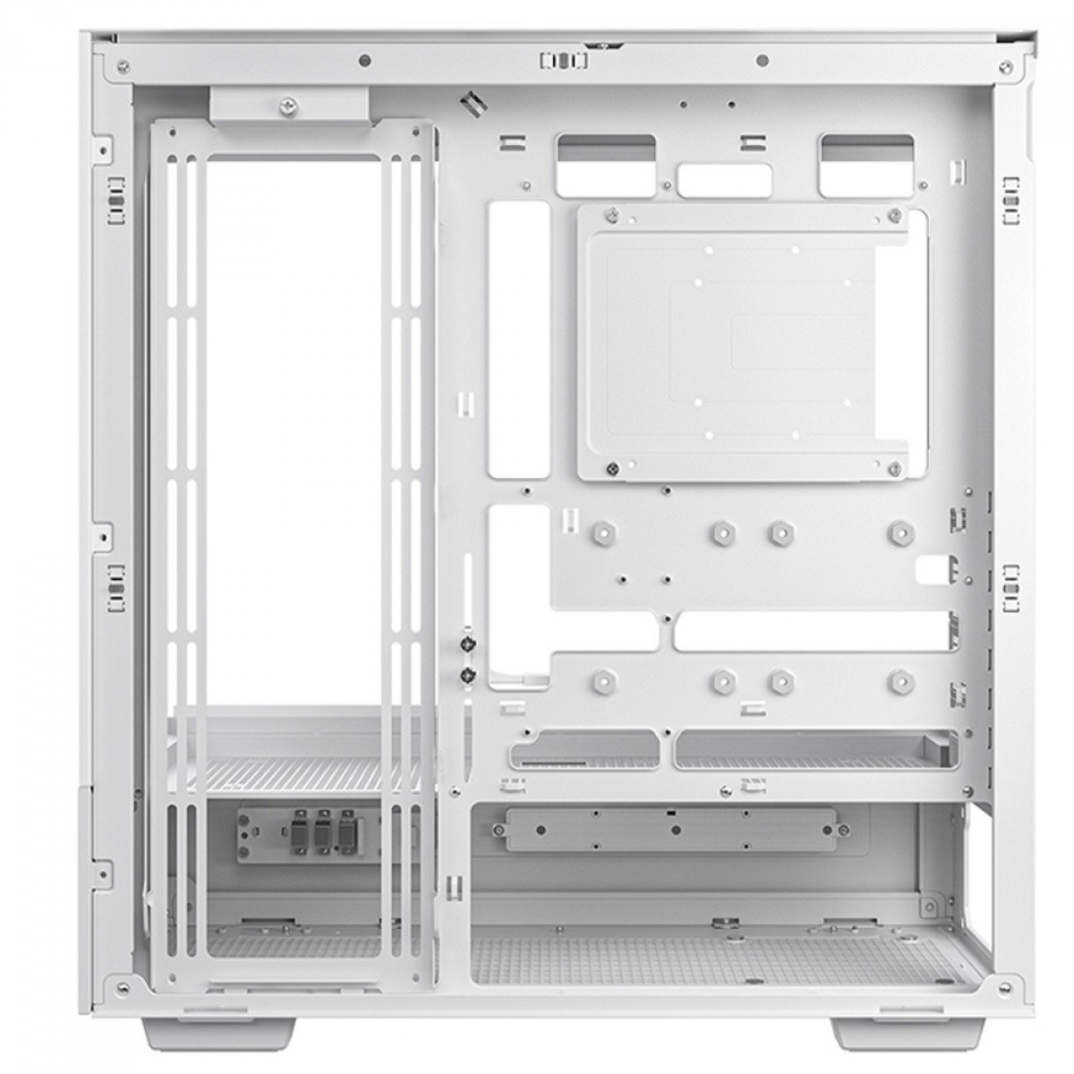 Gabinete DeepCool CH690 Branco com Display Digital WH, Mid Tower, Vidro Temperado, ATX - Imagem 5