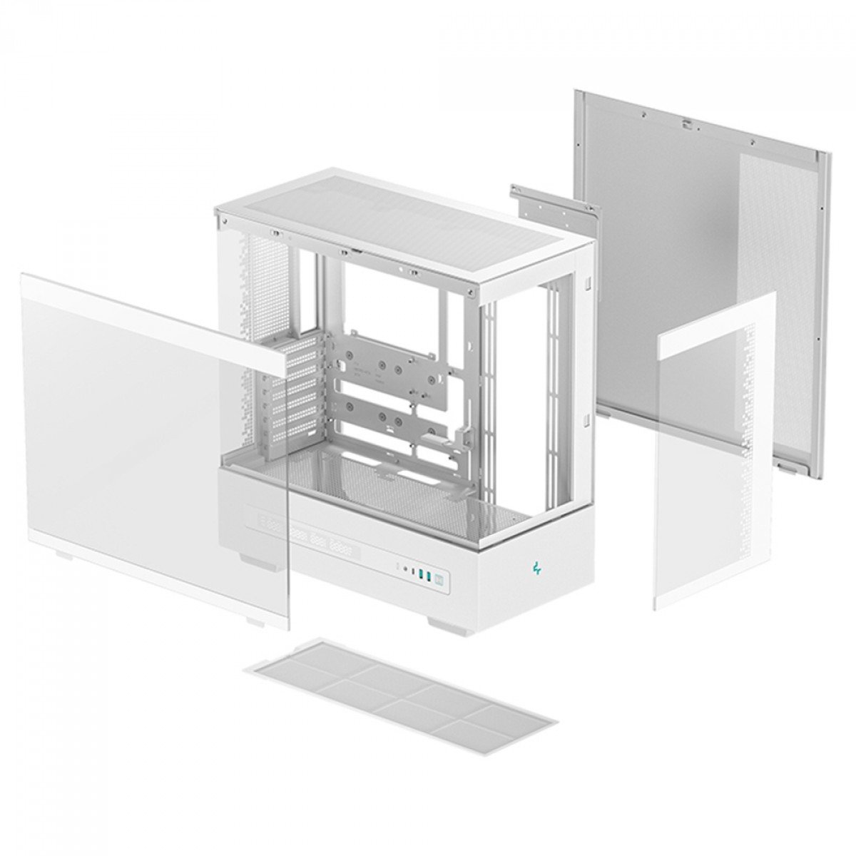 Gabinete DeepCool CH690 Branco com Display Digital WH, Mid Tower, Vidro Temperado, ATX - Imagem 6
