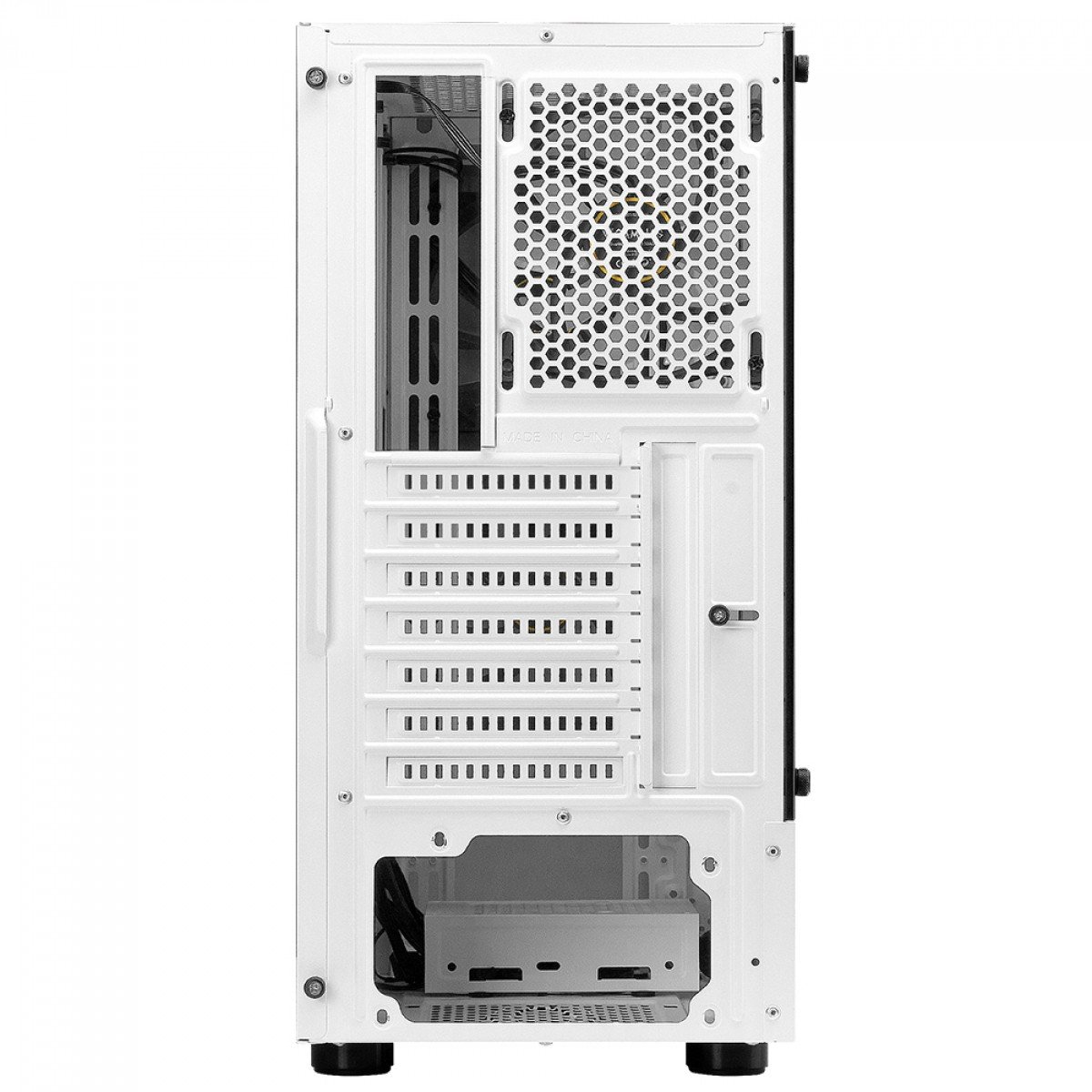 Gabinete Gamer Com 3 Fans ARGB Gamdias Talos E3 Branco/Preto, Mid Tower, Vidro Temperado, ATX - Imagem 5