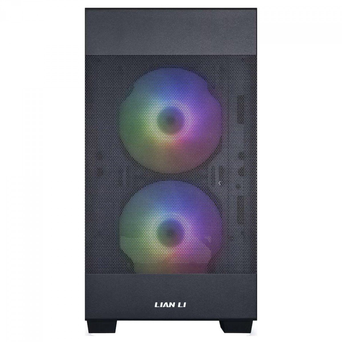 Gabinete Compacto Lian Li Lancool 205M, Mesh, Com 2 Fans ARGB, Micro ATX, Vidro Temperado, Preto - Imagem 2
