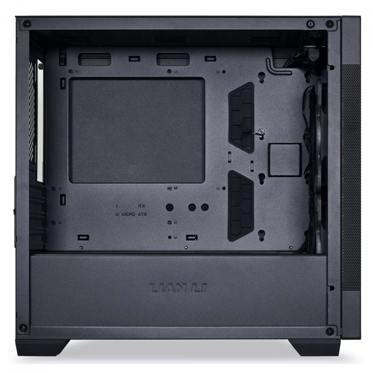 Gabinete Compacto Lian Li Lancool 205M, Mesh, Com 2 Fans ARGB, Micro ATX, Vidro Temperado, Preto - Imagem 4