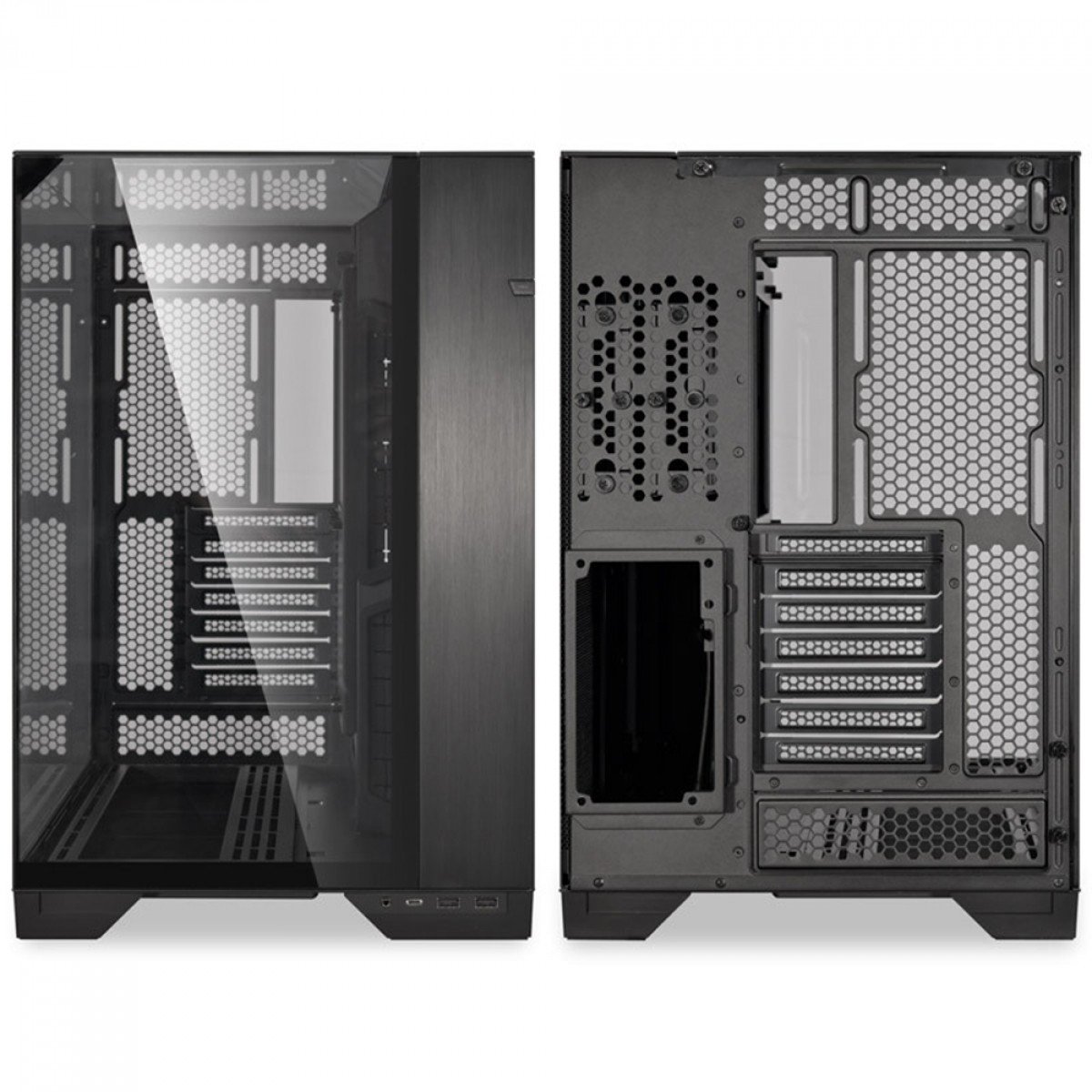 Gabinete Gamer O11 Vision Preto Lian Li, Mid Tower, Vidro Temperado, E-ATX - O11VX BLACK - Imagem 6