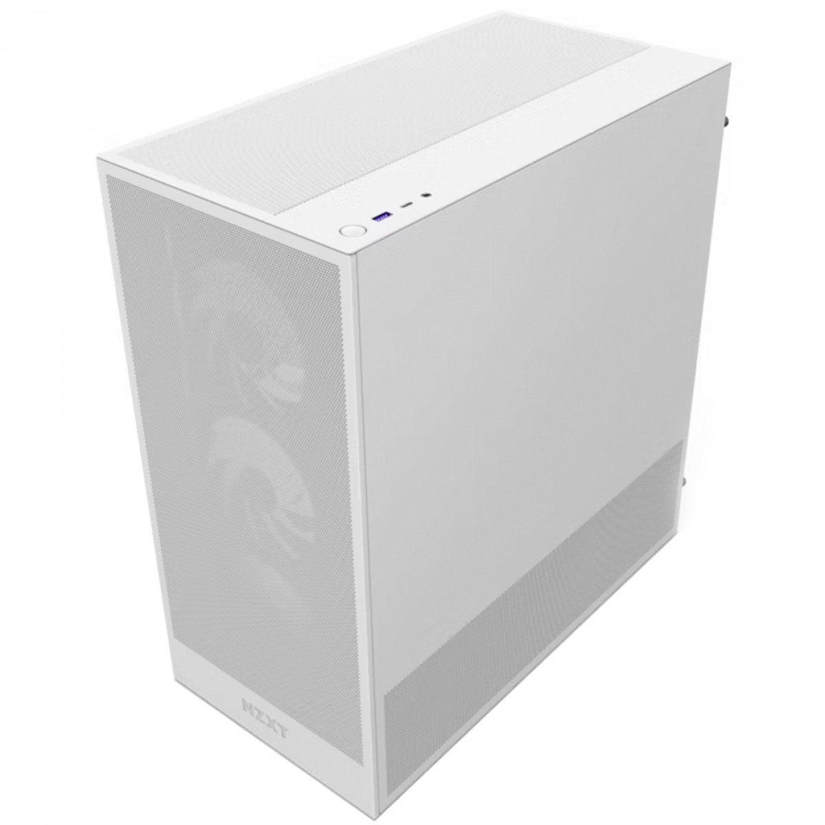Gabinete Gamer NZXT H5 Flow Branco New Edition, Vidro Temperado, EATX, Com 2 Fans, Branco - CC-H52FW-01 - Imagem 4