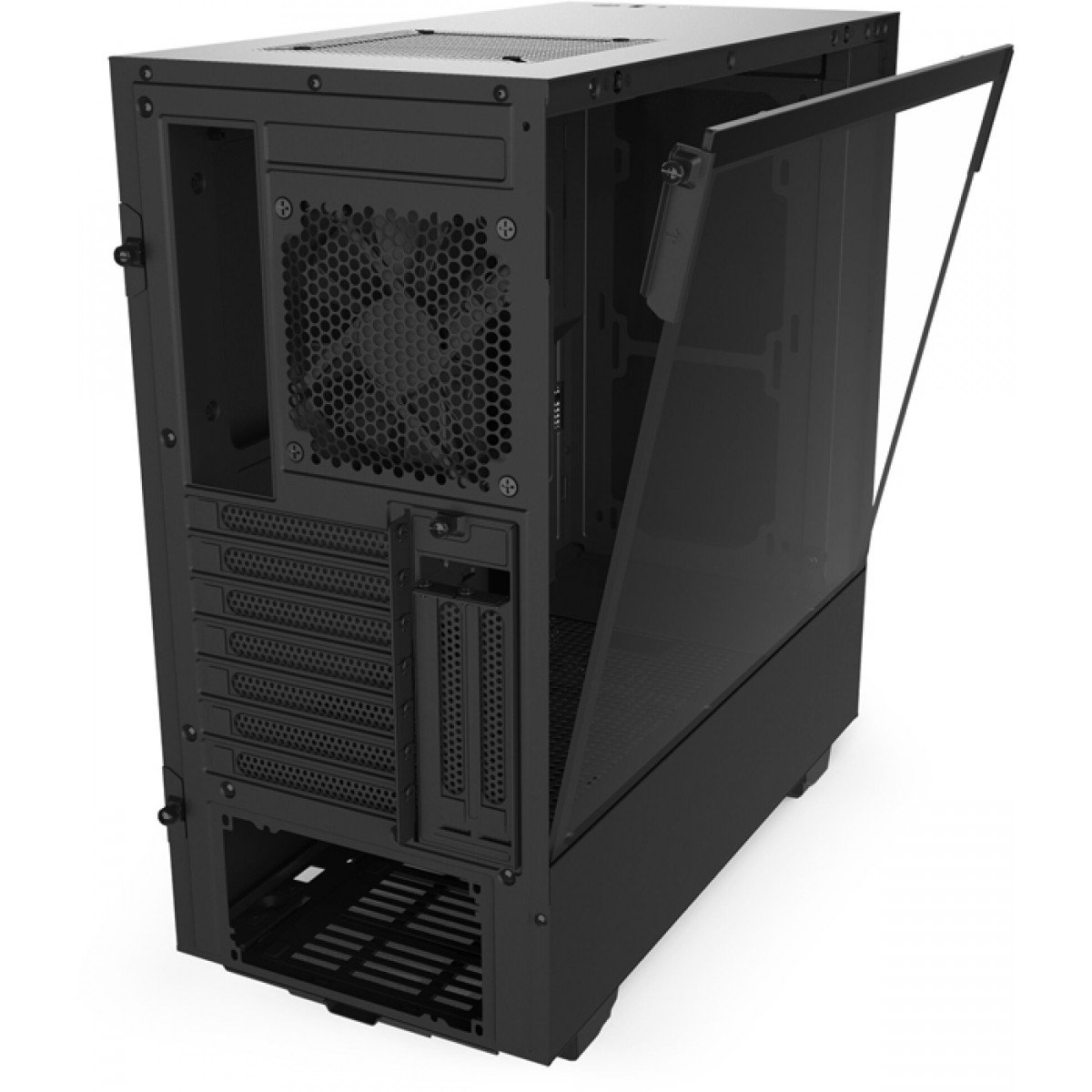 Gabinete NZXT H510i Discreto e Minimalista Com 2 Fans, Vidro Temperado, Preto - CA-H510I-B1 - Imagem 4