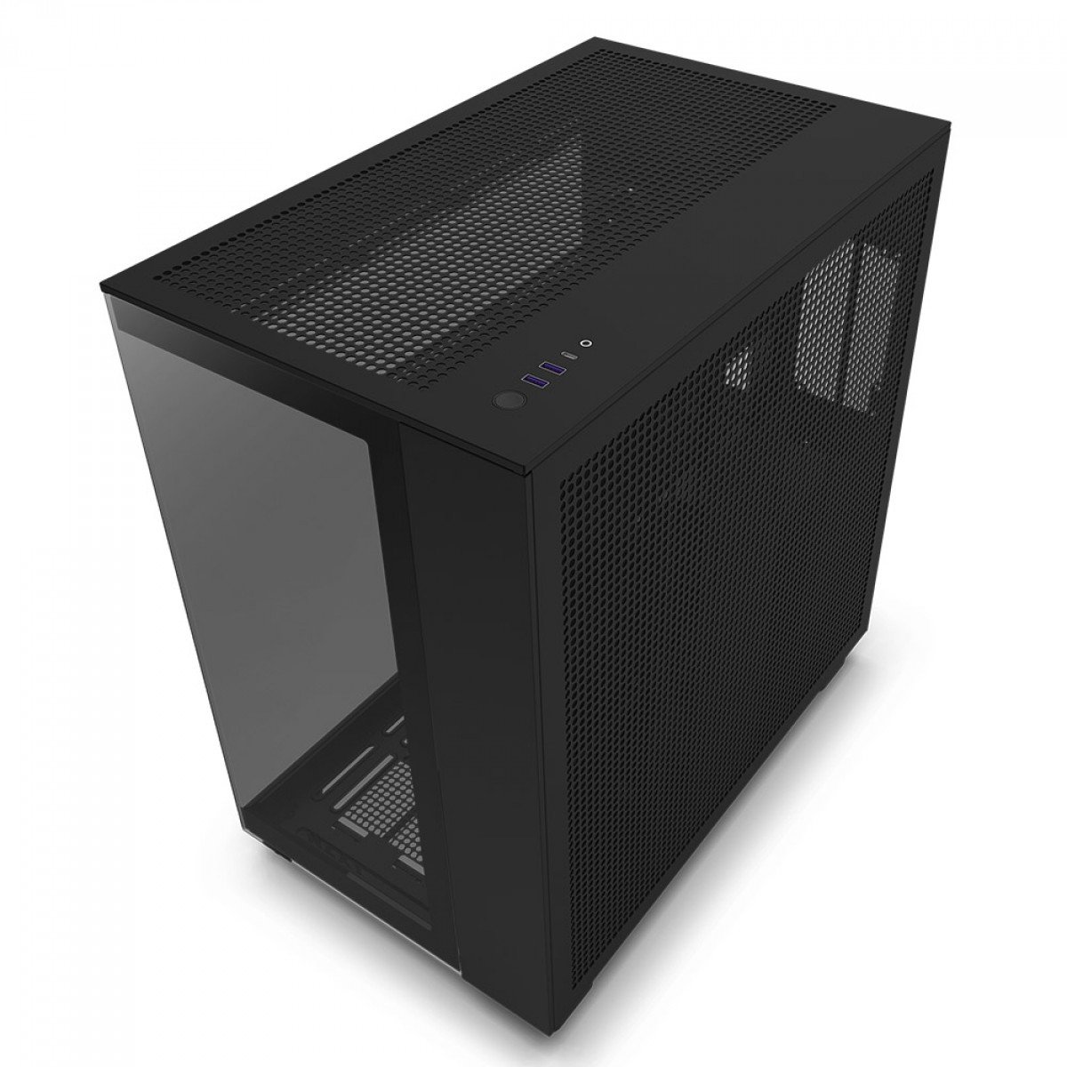 Gabinete Gamer NZXT H9 Flow, Mid Tower, Vidro Temperado, Preto, ATX, 4 Fans sem RGB - CM-H91FB-01 - Imagem 3