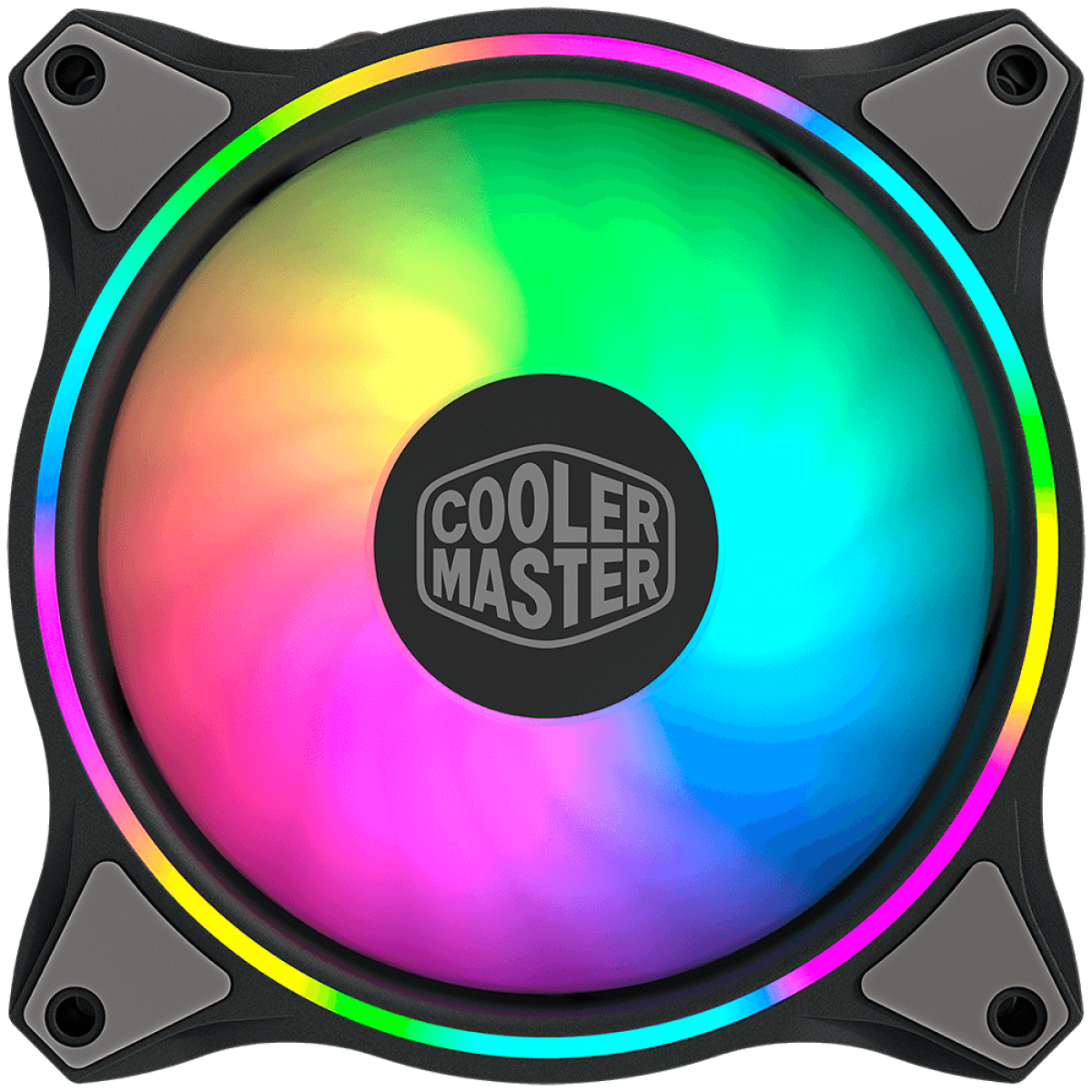 Kit 3x Coolers para Gabinete Cooler Master Masterfan MF120 Halo, 120mm, ARGB, Preta - MFL-B2DN-183PA-R1 - Imagem 4