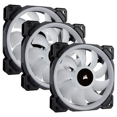 Kit Com 3 Ventoinhas Corsair LL120 Pro, 120mm, ARGB, Com Controladora, Preto - Imagem 3