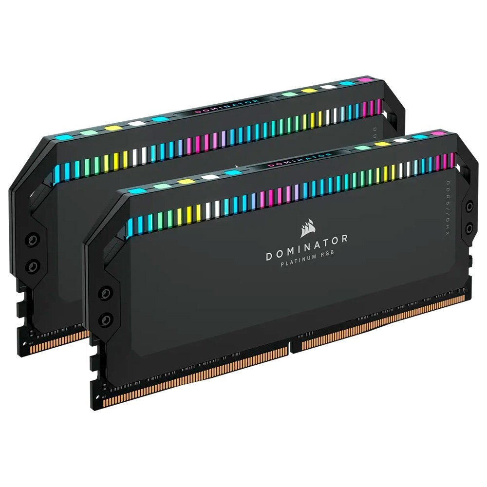 Memória DDR5 32GB (2x16GB), 6200MHz, C36, Corsair Dominator Platinum, RGB, Preto - CMT32GX5M2X6200C36 - Imagem 2
