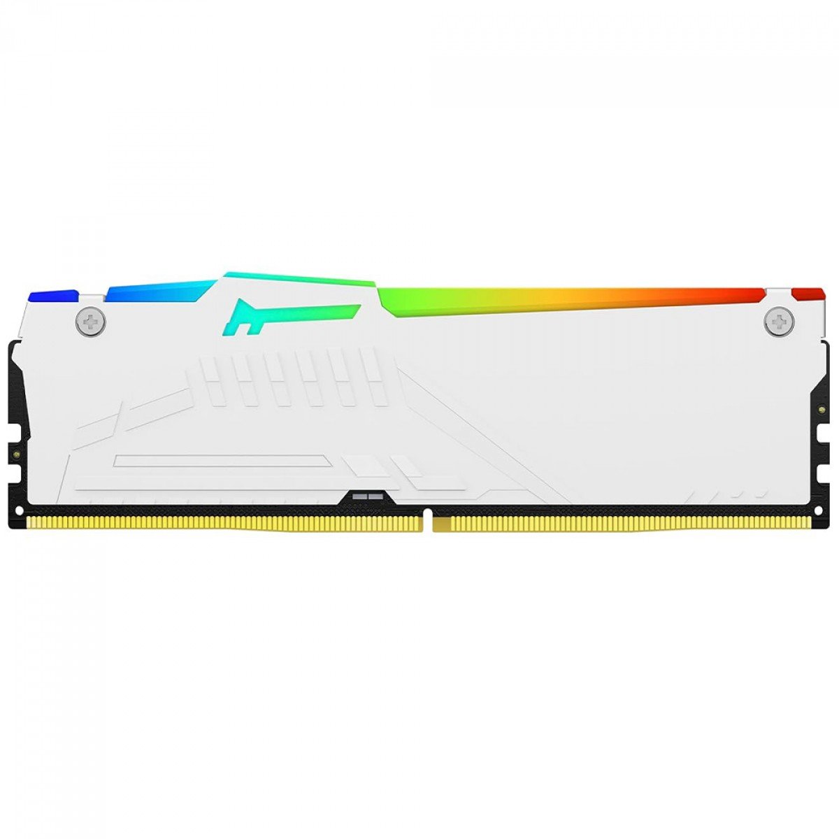Memória RAM DDR5 Branca 16GB Kingston Fury Beast, RGB, 6000MH/s, CL30, Intel/AMD - Imagem 3