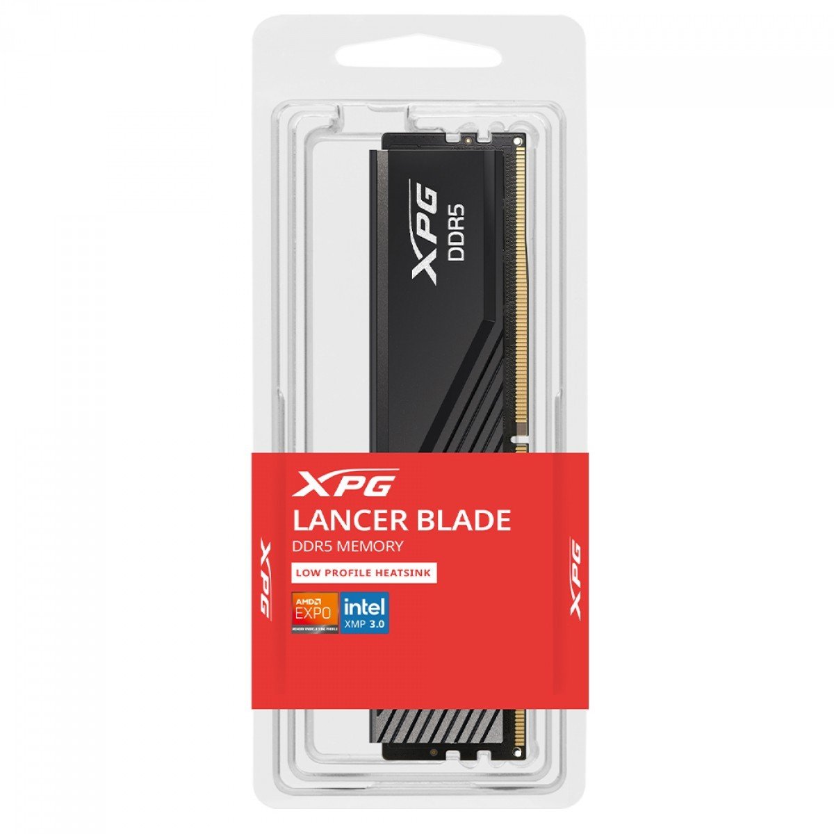 Memoria DDR5 16GB Adata XPG Lancer Blade, RGB, 6400MT/s, C32, Intel XMP 3.0 e EXPO AMD